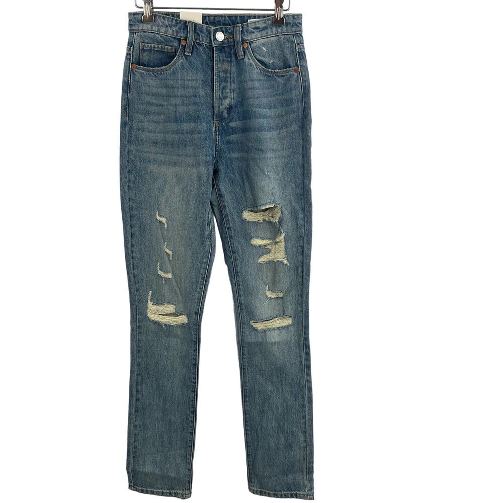 Blank NYC The Cooper Slim Straight Distressed Jean Size 25 New‎